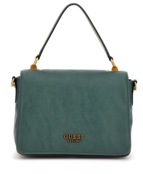 GUESS Arja Top Handle Flap Damen Schultertasche forest