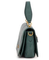 GUESS Arja Top Handle Flap Damen Schultertasche forest