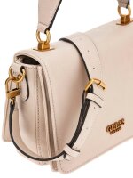 GUESS Arja Top Handle Flap Damen Schultertasche stone