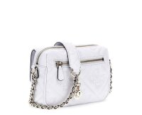 GUESS Marieke Camera Bag Damen Umhängetasche white logo