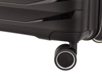 Franky PP15-68 Spinner Gr. M mit TSA-Zahlenschloss und Dehnfalte schwarz