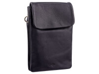 Prato AJ12 Handy Umhängetasche Rindleder darkblue