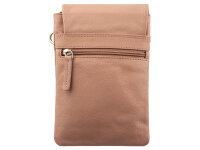 Prato AJ12 Handy Umhängetasche Rindleder rose