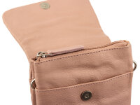 Prato AJ12 Handy Umhängetasche Rindleder rose