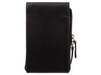 Prato AJ11 Handy Umhängetasche Rindleder black