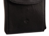 Prato AJ11 Handy Umhängetasche Rindleder black