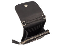 Prato AJ11 Handy Umhängetasche Rindleder black