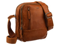 Prato LM Shahid J42-R Rindleder Umhängetasche cognac