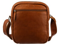 Prato LM Shahid J42-R Rindleder Umhängetasche cognac