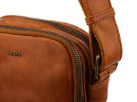 Prato LM Shahid J41-R Rindleder Umhängetasche cognac