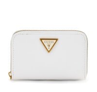 GUESS Cosette SLG Medium Zip Around Wallet Damen Geldbörse white