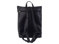 Prato LM Asif Al16-N Cityrucksack Rindleder Rolltop dkblau