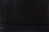 Prato LM Asif Al16-N Cityrucksack Rindleder Rolltop dkblau