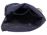 Prato LM Asif Al16-N Cityrucksack Rindleder Rolltop dkblau