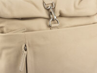 Prato LM Asif Al16-N Cityrucksack Rindleder Rolltop light beige
