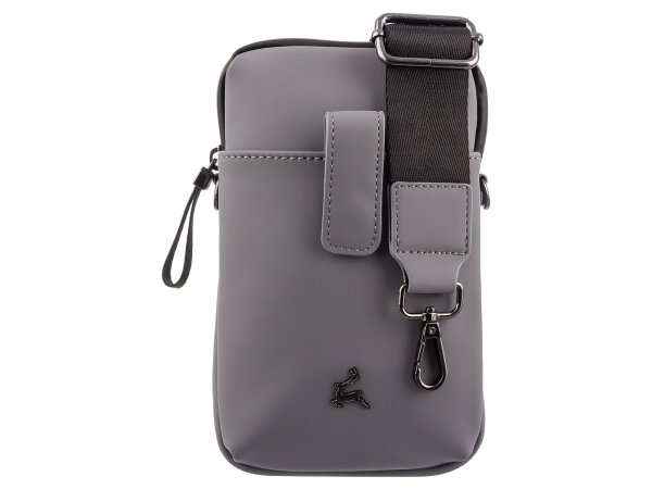 Prato LM Asif AL14-P Cityrucksack Rindleder mid grey