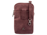 Prato LM Joyce S917-R Handytasche Umhängetasche bordo