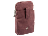 Prato LM Joyce S917-R Handytasche Umhängetasche bordo