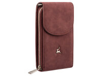Prato S914-P LM Joyce Handy -Tasche Umhängetasche bordo