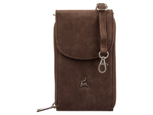 Prato S914-P LM Joyce Handy -Tasche Umhängetasche brown