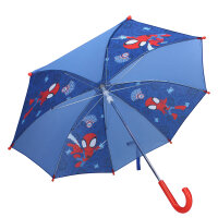 Vadobag Kinderschirm Regenschirm Spiderman Spidey Sky Defenders
