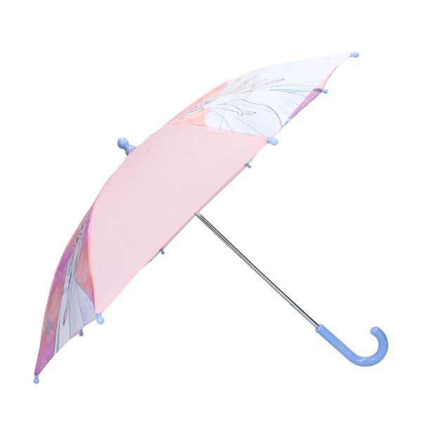 Parapluie Transparent La Reine Des Neiges - Manuel, Résistant Au Vent - Pour Petites Princesses - Licencié Disney