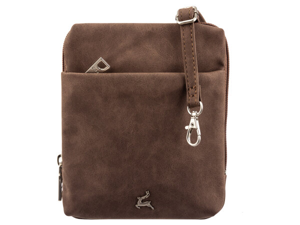 Prato S911-P LM Joyce Vintage PU Umhängetasche brown