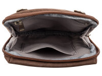 Prato S911-P LM Joyce Vintage PU Umhängetasche brown