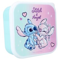 Vadobag Snackbox 3 tlg. Brotboxen Stitch Lets Eat!