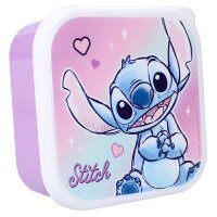 Vadobag Snackbox 3 tlg. Brotboxen Stitch Lets Eat!