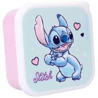 Vadobag Snackbox 3 tlg. Brotboxen Stitch Lets Eat!
