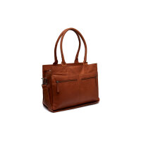 The Chesterfield Brand Elody Shopper / Wickeltasche Wax Pull-up Leder 31 cognac