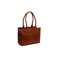 The Chesterfield Brand Elody Shopper / Wickeltasche Wax Pull-up Leder 31 cognac
