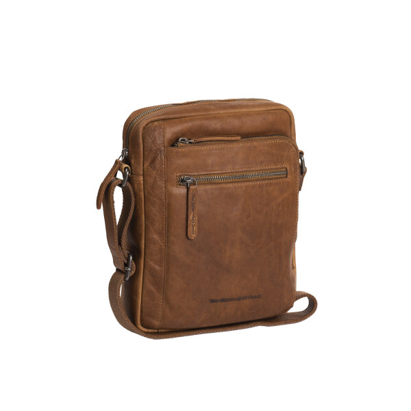 The Chesterfield Brand Dessau Umhängetasche Wax Pull Up Leder 31 cognac