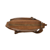 The Chesterfield Brand Dessau Umhängetasche Wax Pull Up Leder 31 cognac