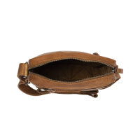 The Chesterfield Brand Dessau Umhängetasche Wax Pull Up Leder 31 cognac