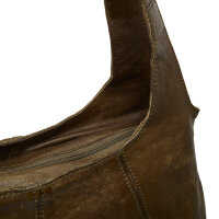 The Chesterfield Brand Marseille Schultertasche Leder 02 olivegrün