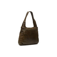 The Chesterfield Brand Marseille Schultertasche Leder 02 olivegrün