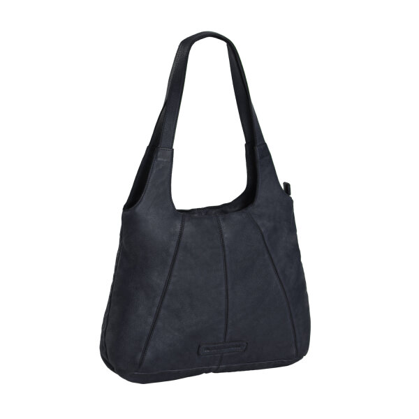 The Chesterfield Brand Marseille Schultertasche Leder 10 navy