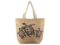 JSI Bade Shopper 1088 Tasche Maritim Strandtasche Schildkröte