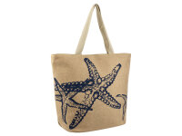 JSI Bade Shopper 1088 Tasche Maritim Strandtasche Seestern