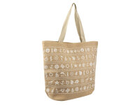JSI Bade Shopper 1088 Tasche Maritim Strandtasche weiss
