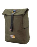 Discovery ICON RPET POLYESTER Roll Top Backpack D00722 11 khaki