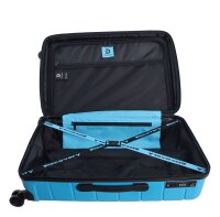 Discovery Skyward  PP Trolley TSA Zahlenschloss Spinner 65 cm light blue