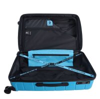 Discovery Skyward  PP Trolley TSA Zahlenschloss Spinner 65 cm light blue