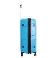 Discovery Skyward  PP Trolley TSA Zahlenschloss Spinner 65 cm light blue
