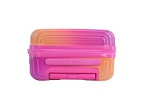 Saxoline Twist S ABS/PC Trolley TSA Zahlenschloss Spinner 54 cm fuchsia gradient