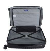 Saxoline Twist M ABS/PC Trolley TSA Zahlenschloss Spinner 67 cm black