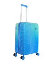 Saxoline Twist M ABS/PC Trolley TSA Zahlenschloss Spinner 67 cm blue gradient