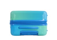Saxoline Twist M ABS/PC Trolley TSA Zahlenschloss Spinner 67 cm blue gradient